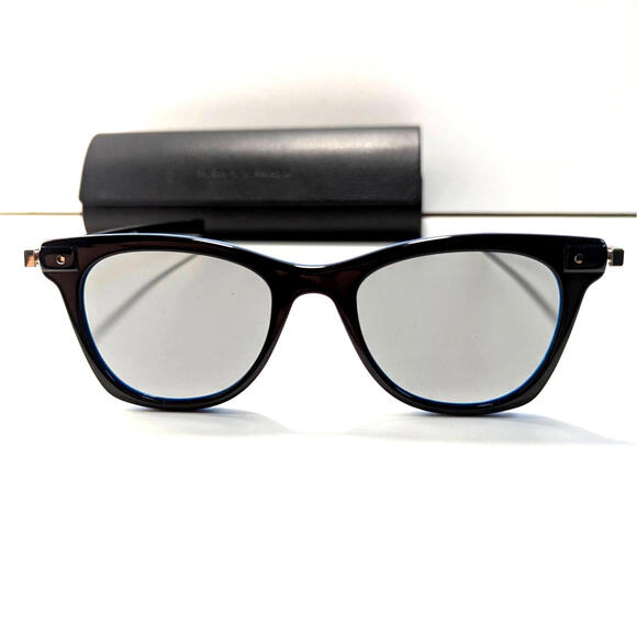 Warby Parker Flippies 121 Sunglasses by Jimmy Fallon WCase Blue Black 52-19-145 - Picture 1 of 11